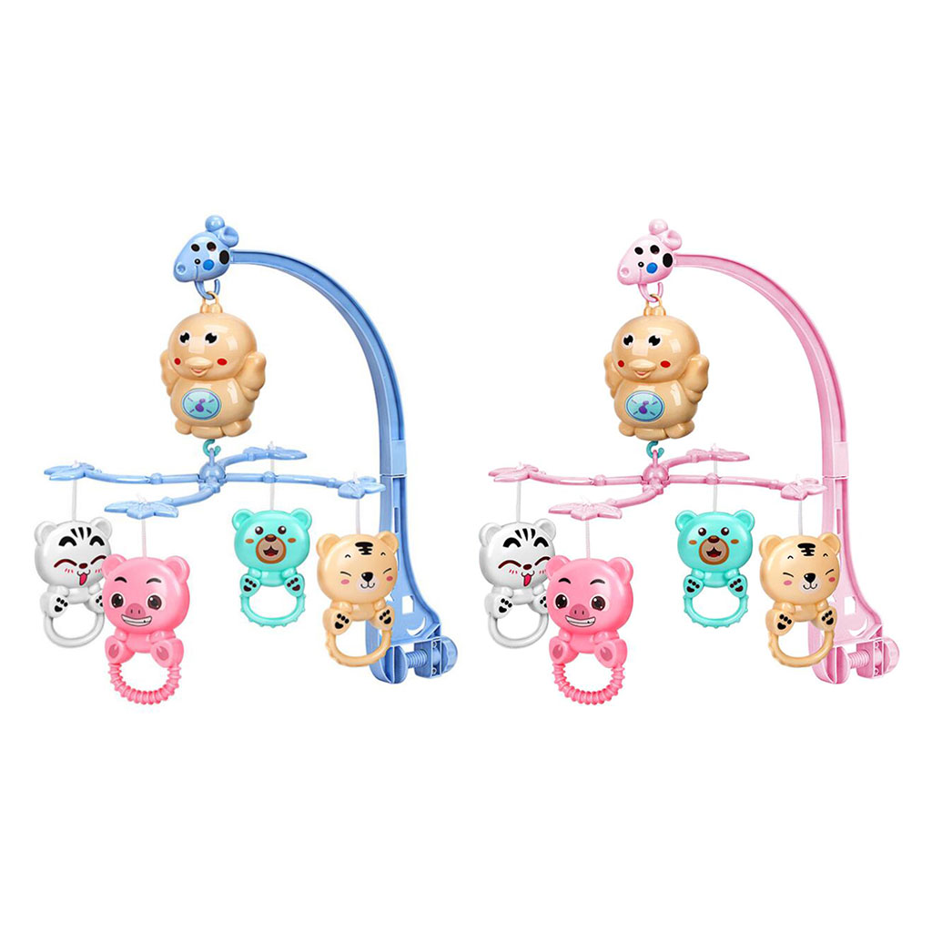 Musical Baby Mobile for Crib with Animal Toys Set, Unassembled Kit