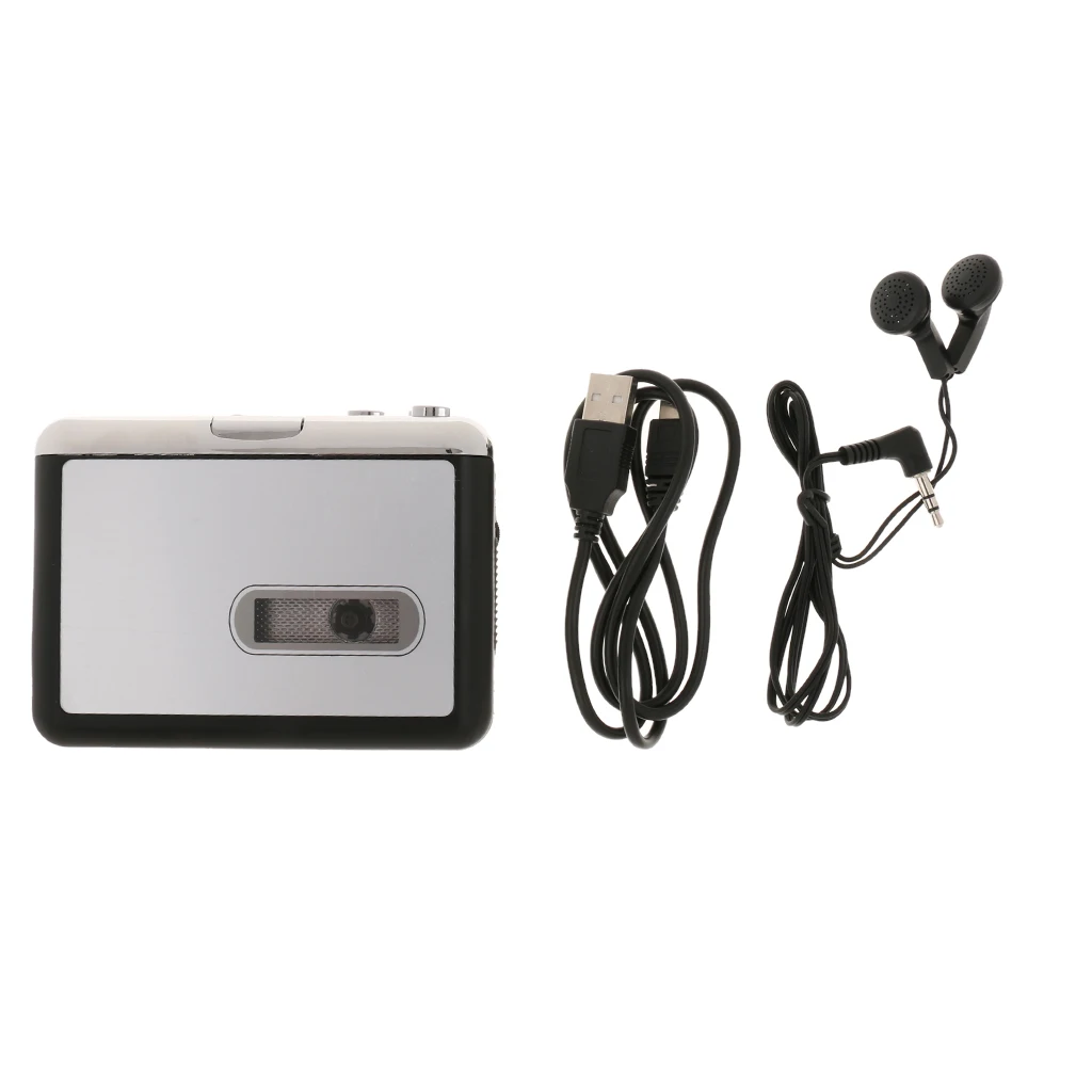 2x USB Audio Cassette Tape Adapter Transmitters for MP3 CD with Headphone