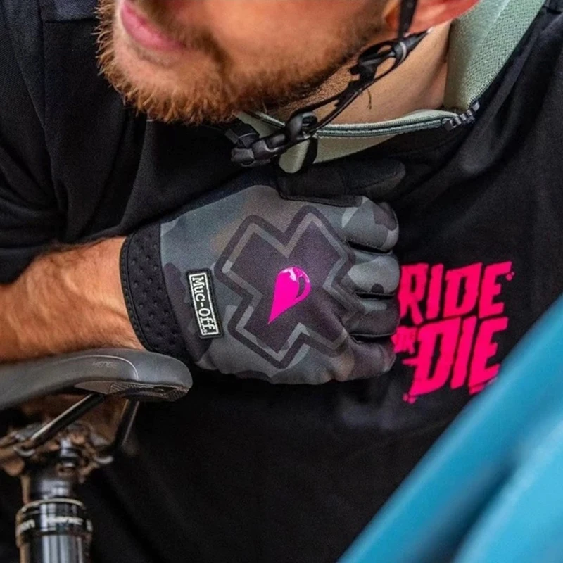 mountain bike mx luva rosa da motocicleta