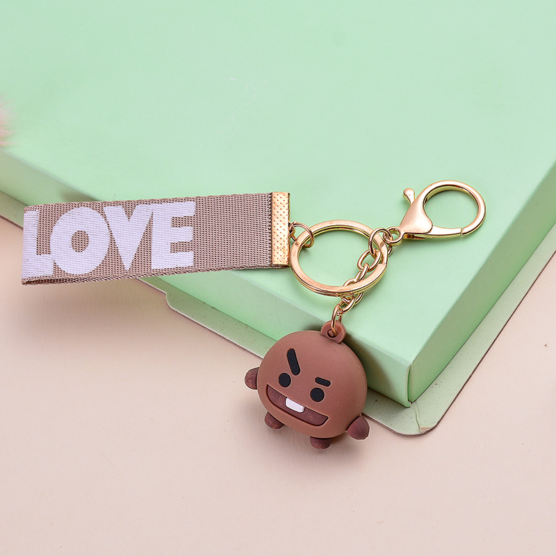 Key Chain Fashion Handbags Accessories Popular Car Accessories Korean Style Originality Lovely Cartoon Wholesale Men Women