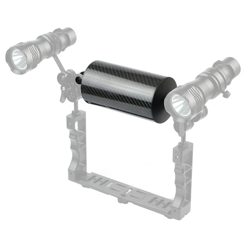 8`` Ball Arm Float Arm Bracket Joint & Standard 1`` Ball for Connecting Strobe/Video Light to Underwater Housing