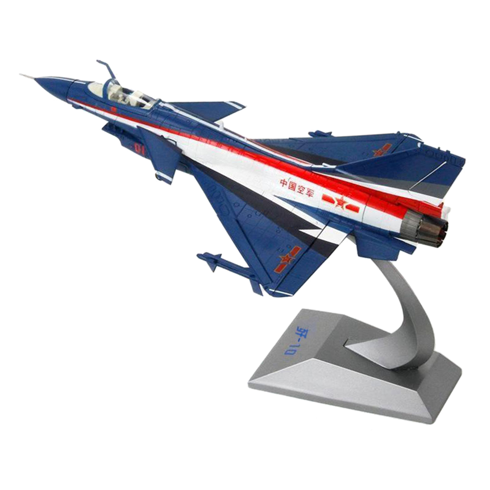 1:48 Scale Alloy F-10 Fighter Aircraft Aviation Die Cast Model with Stand Keepsake Decor Kids Toy