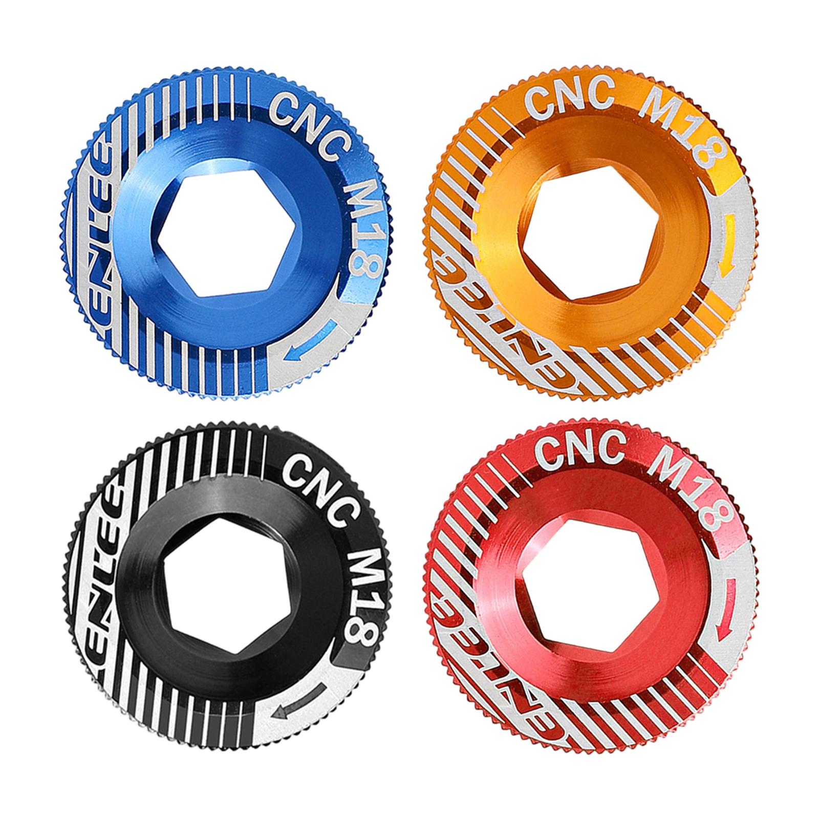 Bicycle M18 Crank Arm Cover Hat BMX Bike Chainwheel Crankset Bolt Threads Cycling Crank Arm Fixing Bolt Accessories Gear