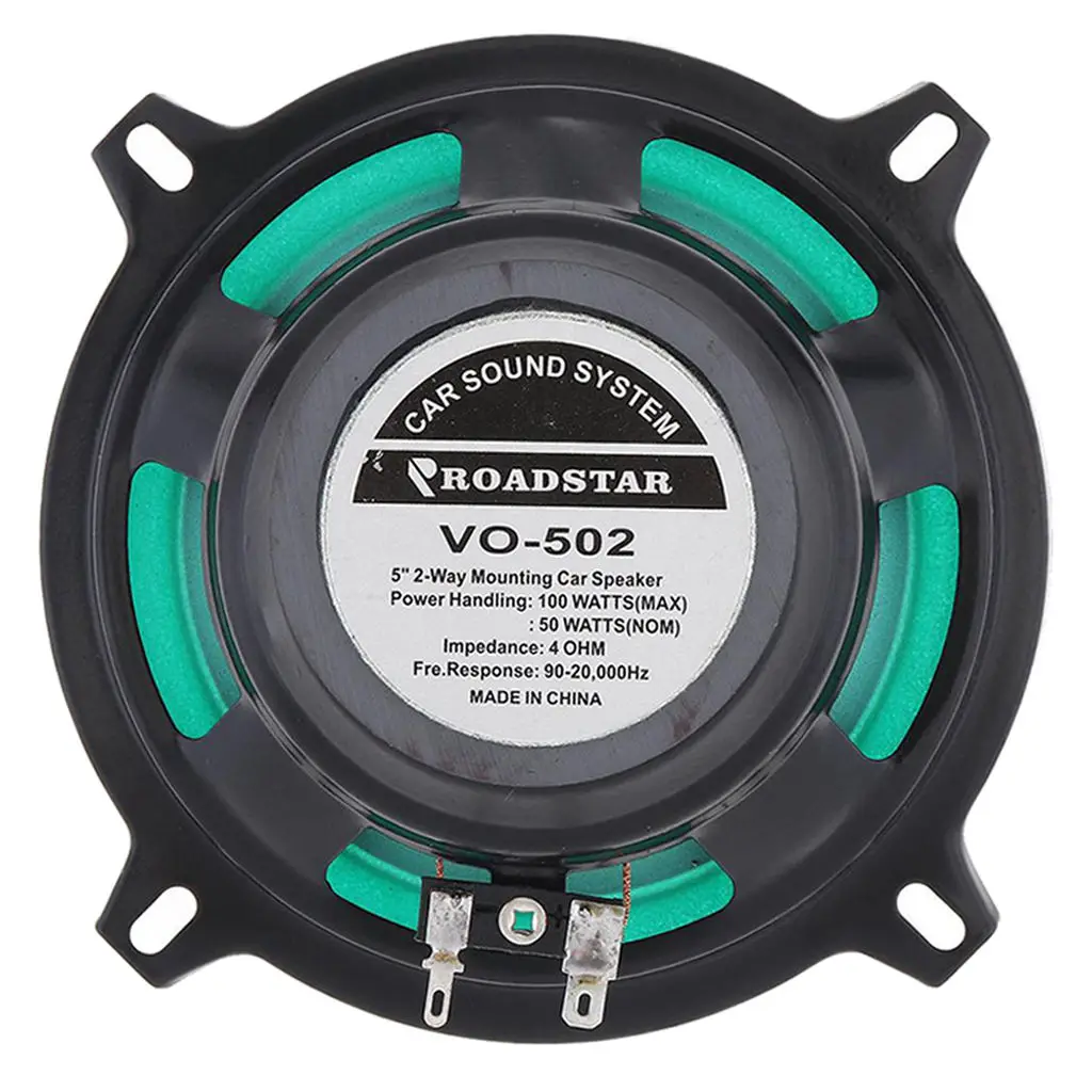 5inch 2 Way Car HiFi Coaxial Speaker Replacement Full Range Speaker VO-502 100W 4Ohms Vehicle Door Auto Audio Music Loudspeaker