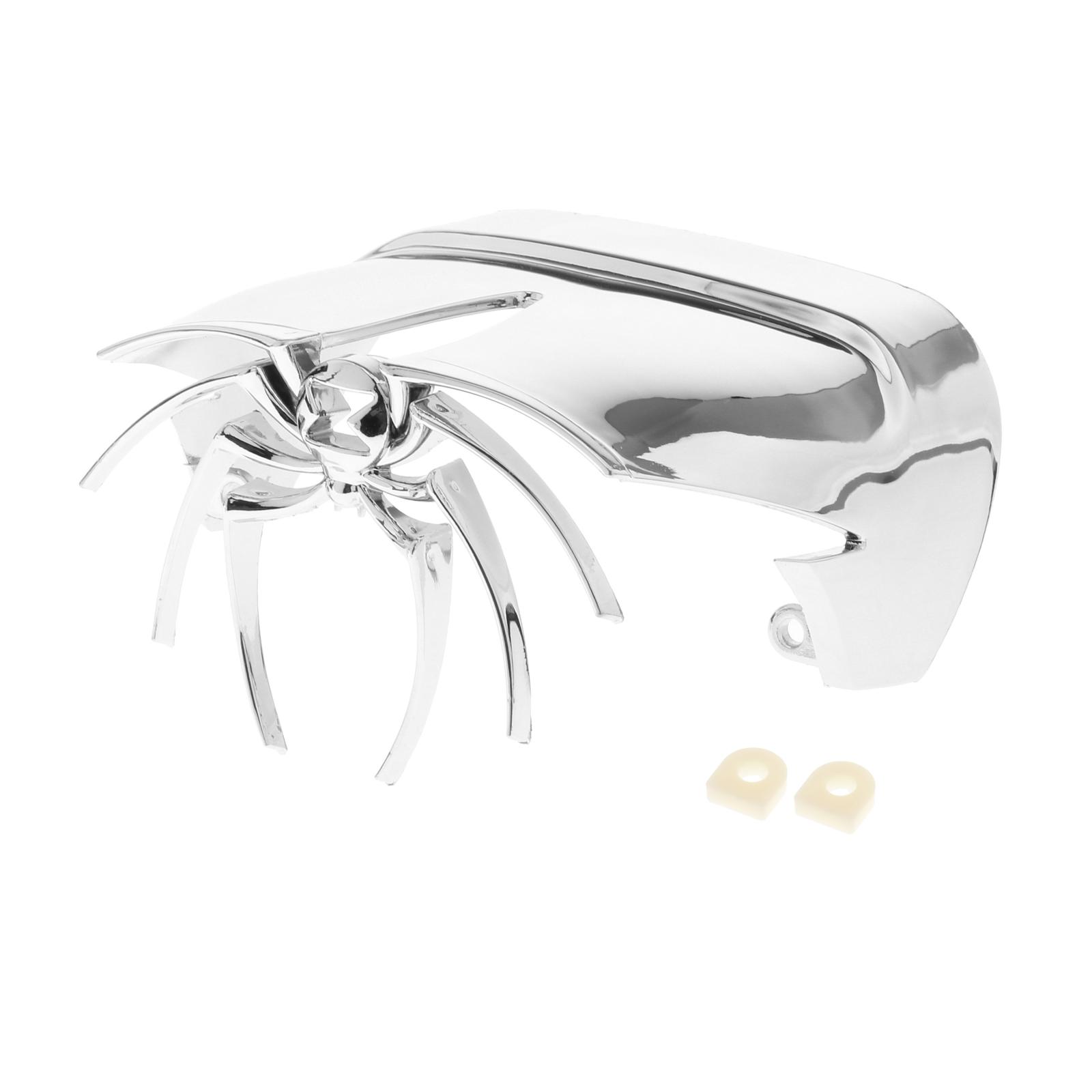 Chrome Spider Shaped Rear Tail Light Cover Motorbikes Interchange Supplies for Harley 1973-2010 FLSTS FLSTSC FLSTN FXSTD Series