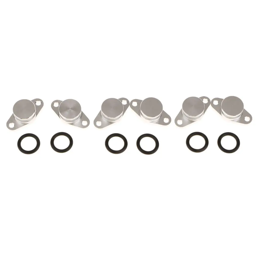 6 Pieces 22mm Swirl Flap Blanking Bungs Gasket for BMW E46 320 330 E60 520