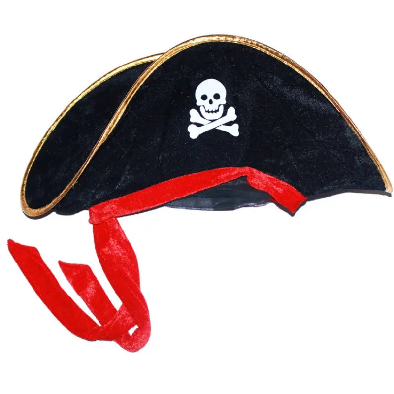 Halloween Pirate Hat  Party Cosplay Costumes Cosplay Accessories Jacket Props Corsair Cap Party Supplies Classical Hats Red unique halloween costumes