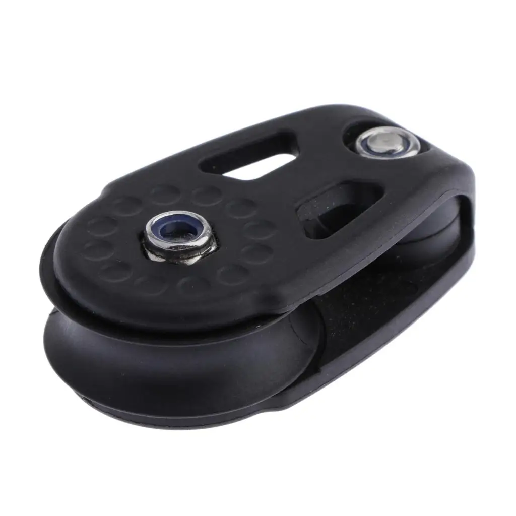 Kayak Single Pulley Block Sheave for Kayak Canoe Marine Boat Anchor Trolley