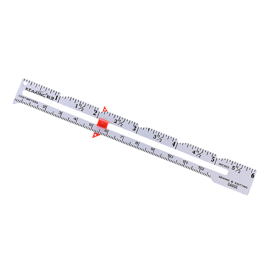 Sewing Gauge, Sewing Ruler, Measuring Tool, Sewing Accessories, Black 15cm
