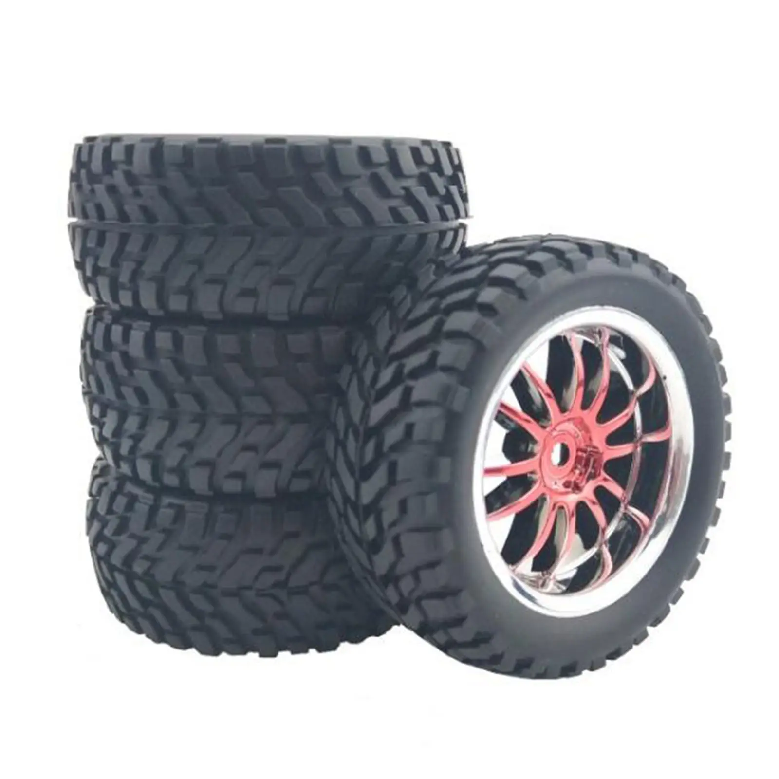 RC Rubber Tire for Wltoys 144001 124018 124019 Scale Off Road Hobby Model Toy Replacement