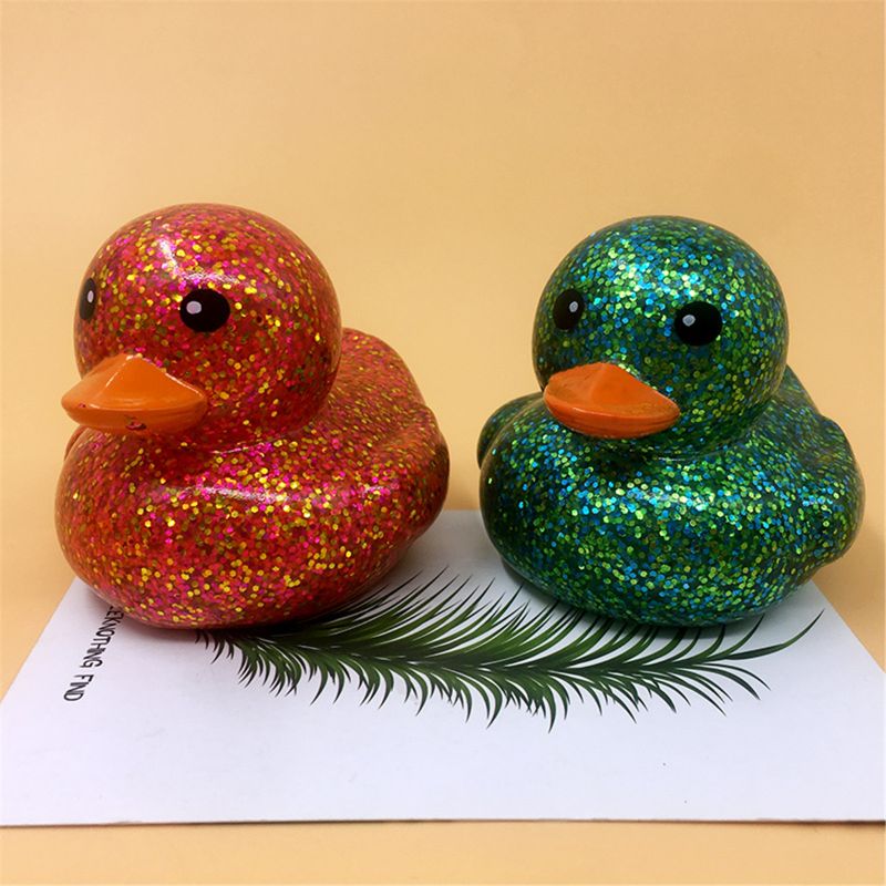 disco duck bath toy