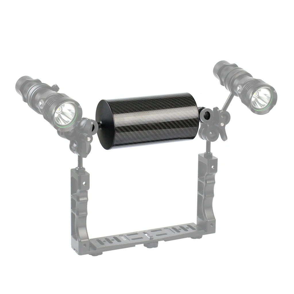8`` Ball Arm Float Arm Bracket Joint & Standard 1`` Ball for Connecting Strobe/Video Light to Underwater Housing