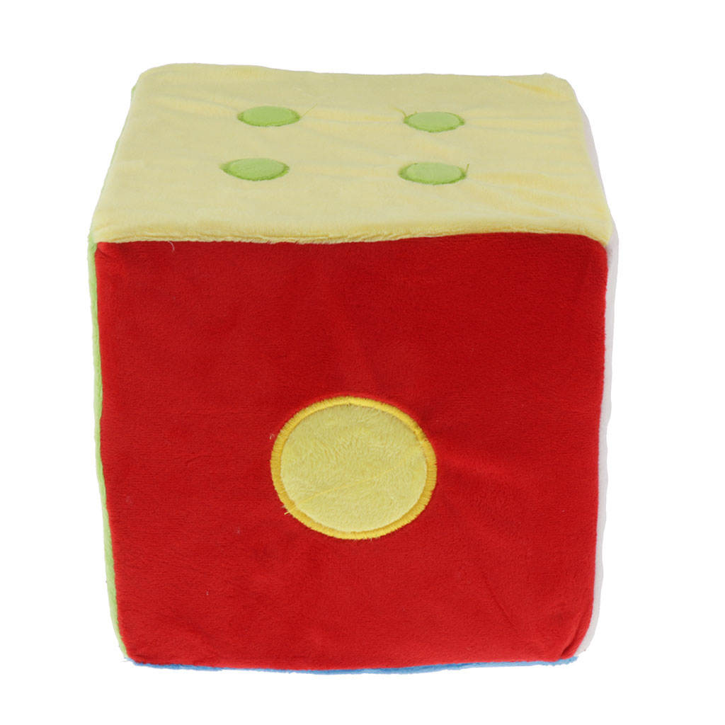 20cm Big Plush Cubes Children Stuffed Toys Cubic Cushions Cushions Sofa Decor