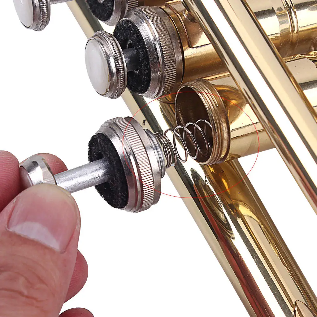 3 Pieces Brasswind Instrument Trumpet  Copper Spring Parts Repalcement