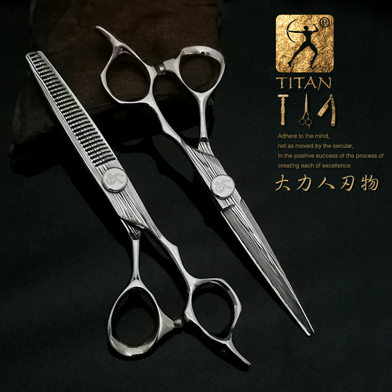 Best of TITAN Professional Hairdressing Scissors Cut Hairdresser Thinning Shears Set Hair Cutting Scissors Barber Salon Reviews & Tips