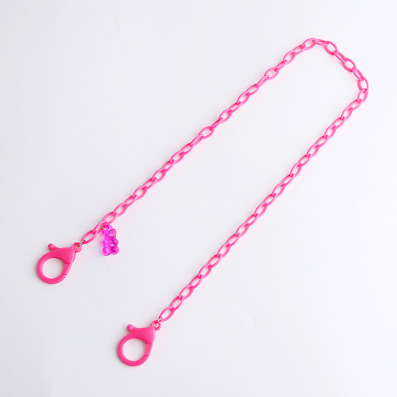 6 Chaînes De Support Pour Lunettes – Collier De Perles Métal, Anti-dérapant, Accessoire Mode Pratique