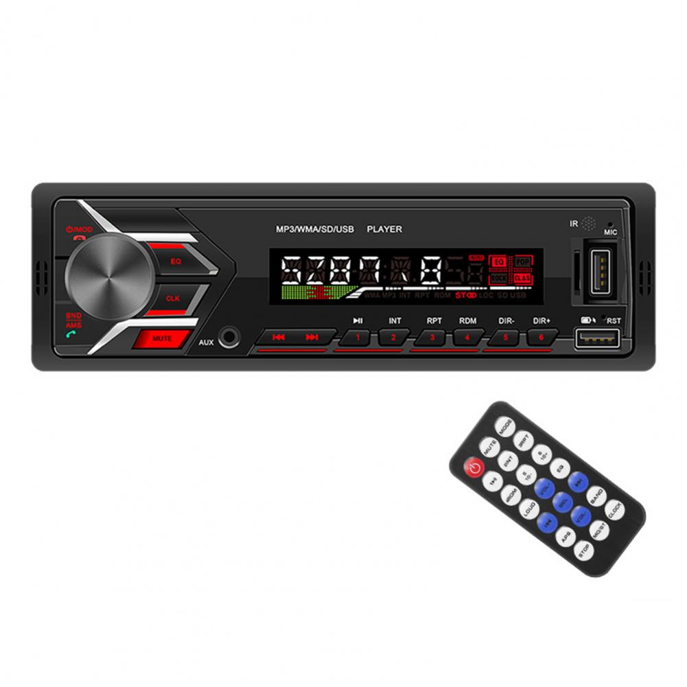 SWM-503 автомобильный радиоприемник 1 Din, двойной USB Bluetooth mp3-плеер,  FM-радио, стерео, аудиоплеер с входом AUX для автомобиля | AliExpress