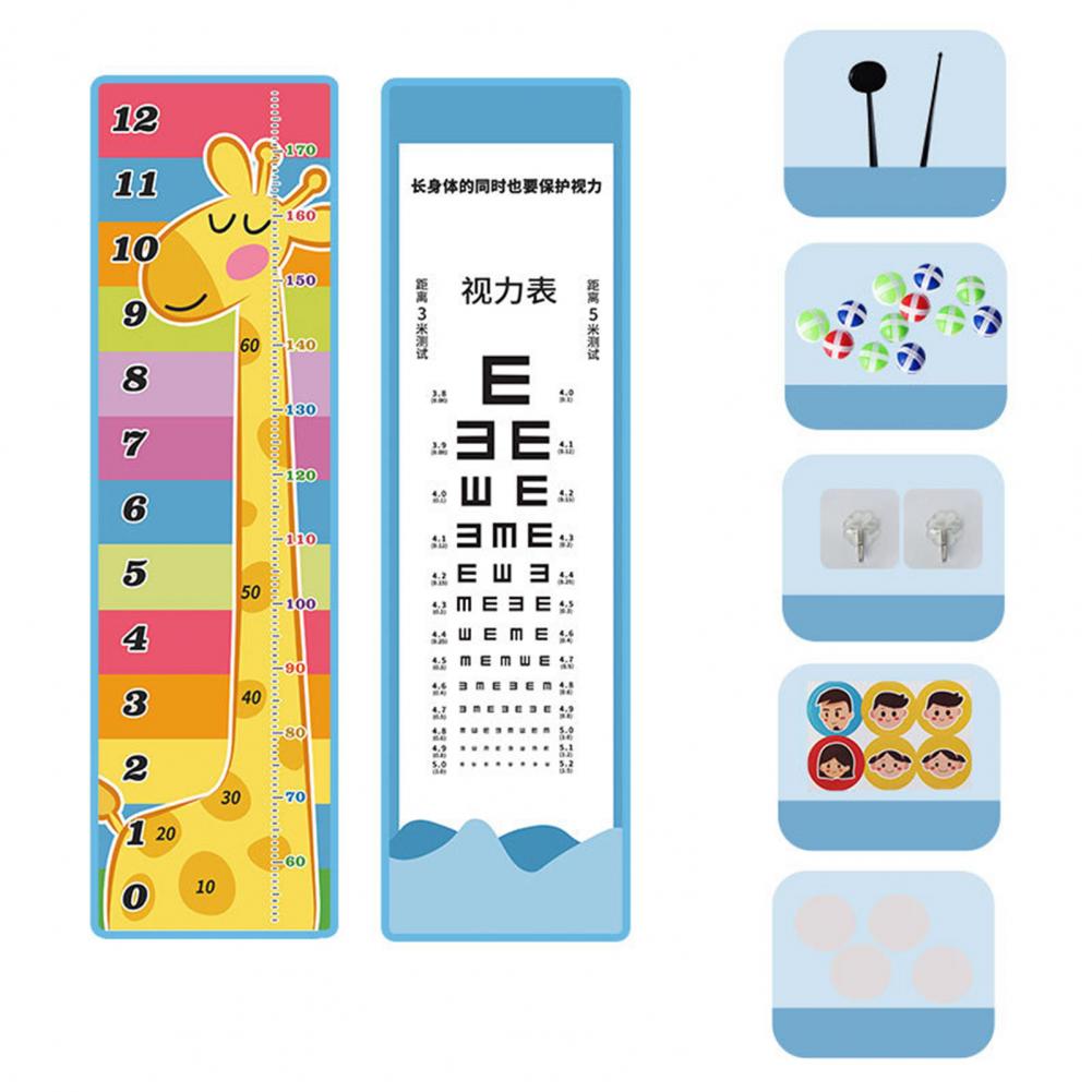 27pcs/set Kids Growth Chart Sticky Height Growth Chart Multifunctional ...