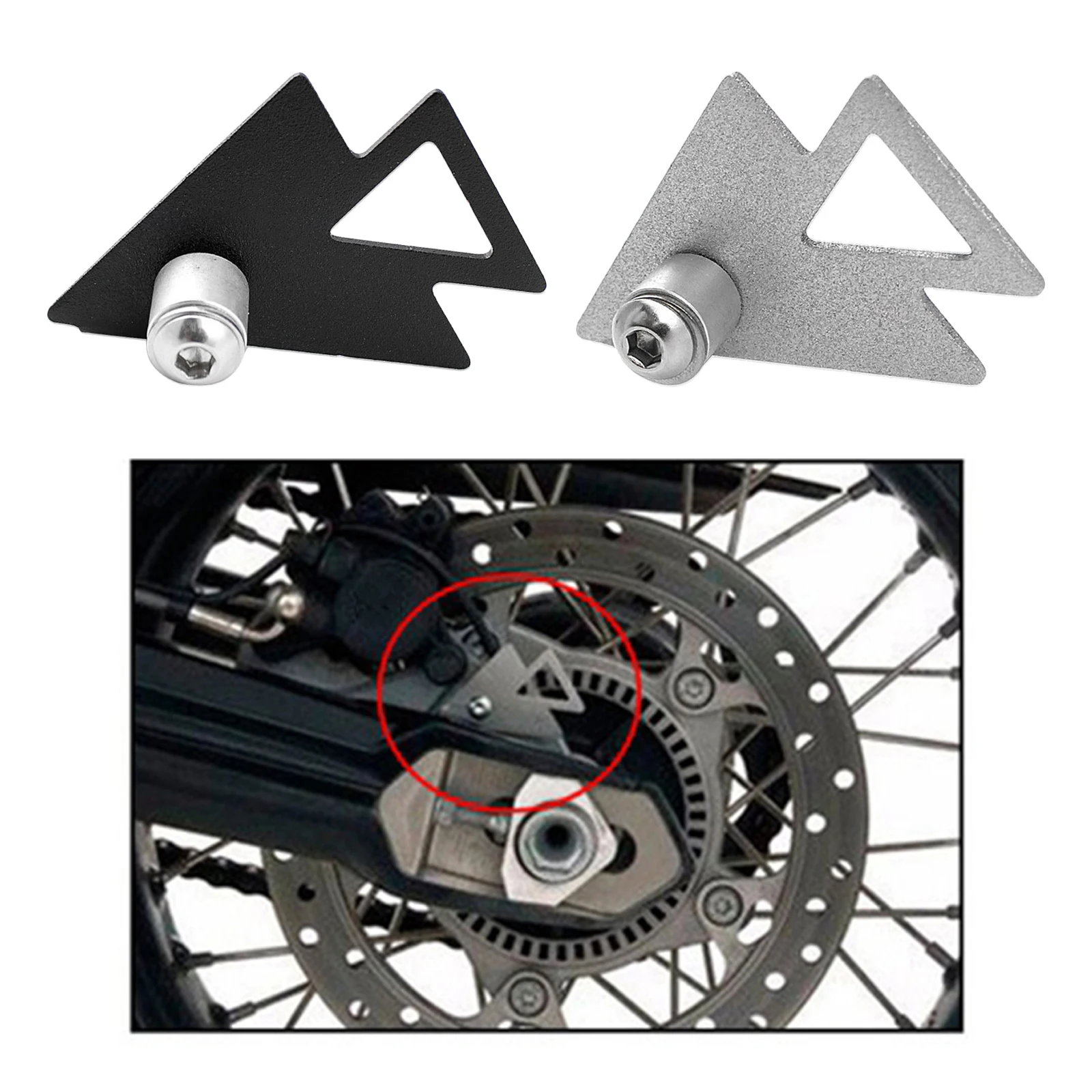 Rear Brake Sensor Protective Cover Accessory for BMW F650GS (TWIN Double-Cylinder) F700GS F800GS F800GS
