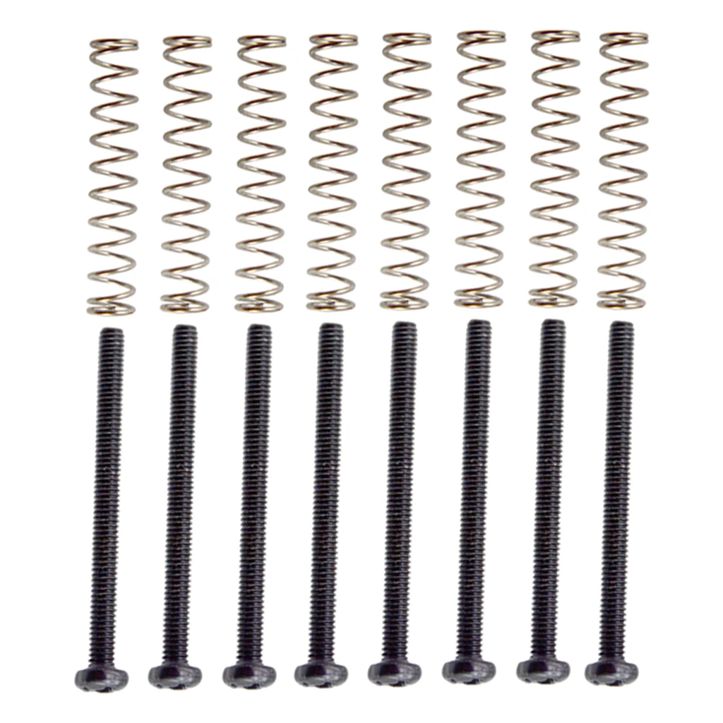 Electric Guitar Humbucker Double Coil Pickup Frame Screws Springs Stringed Instruments