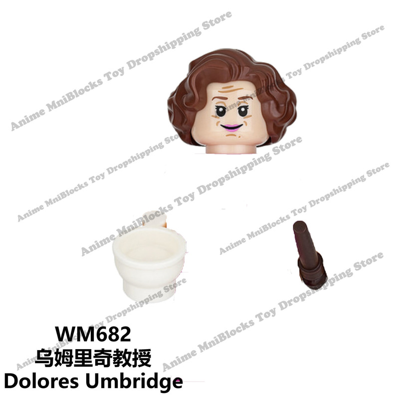WM6040 WM6041 WM6059 Movies plastic Harried mini bricks action figure building blocks Assembly Toys for children birthday gifts