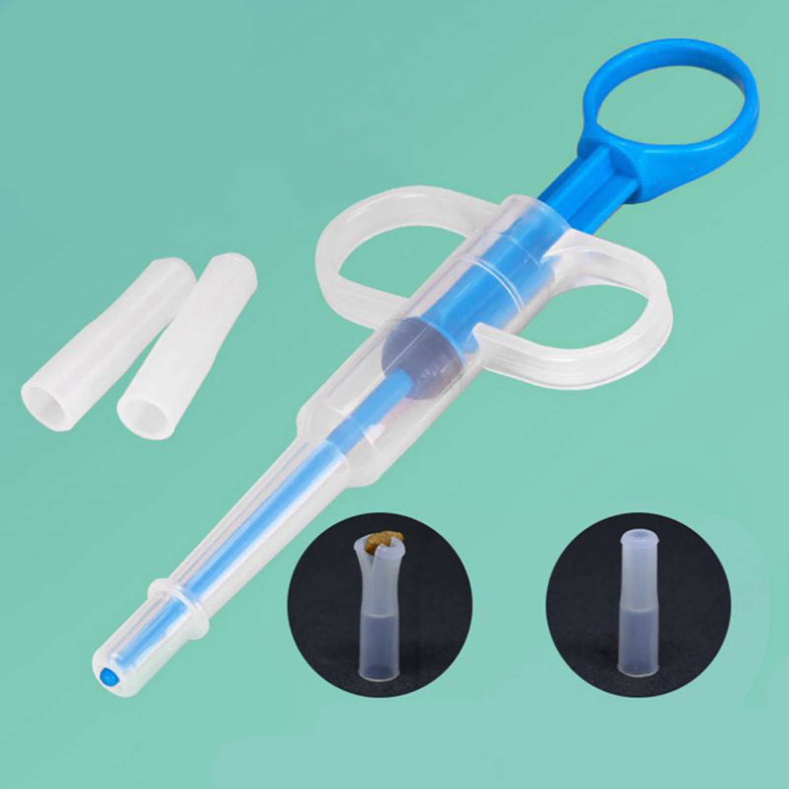 Pet Pill Popper Pill Gun for Cats Pet Syringe Feeding Oral Tablet Capsule or