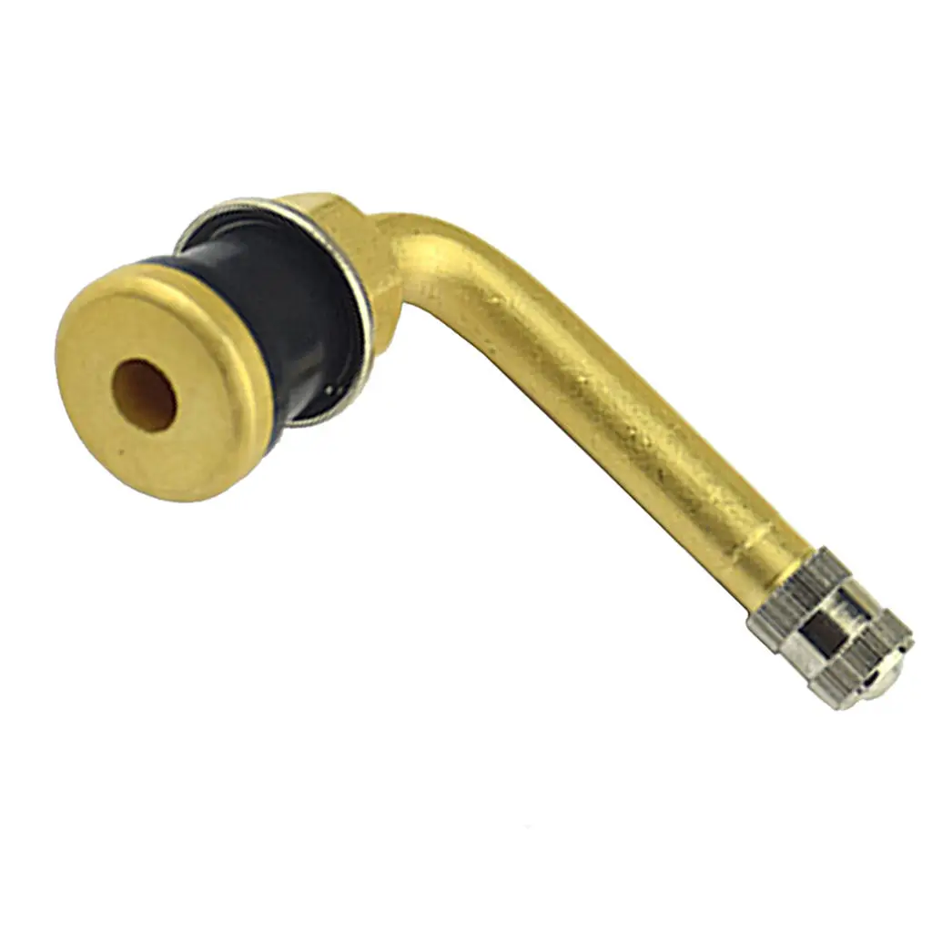 90  Angled High Pressure Brass Rubber Snap-In Tire Valve Stems