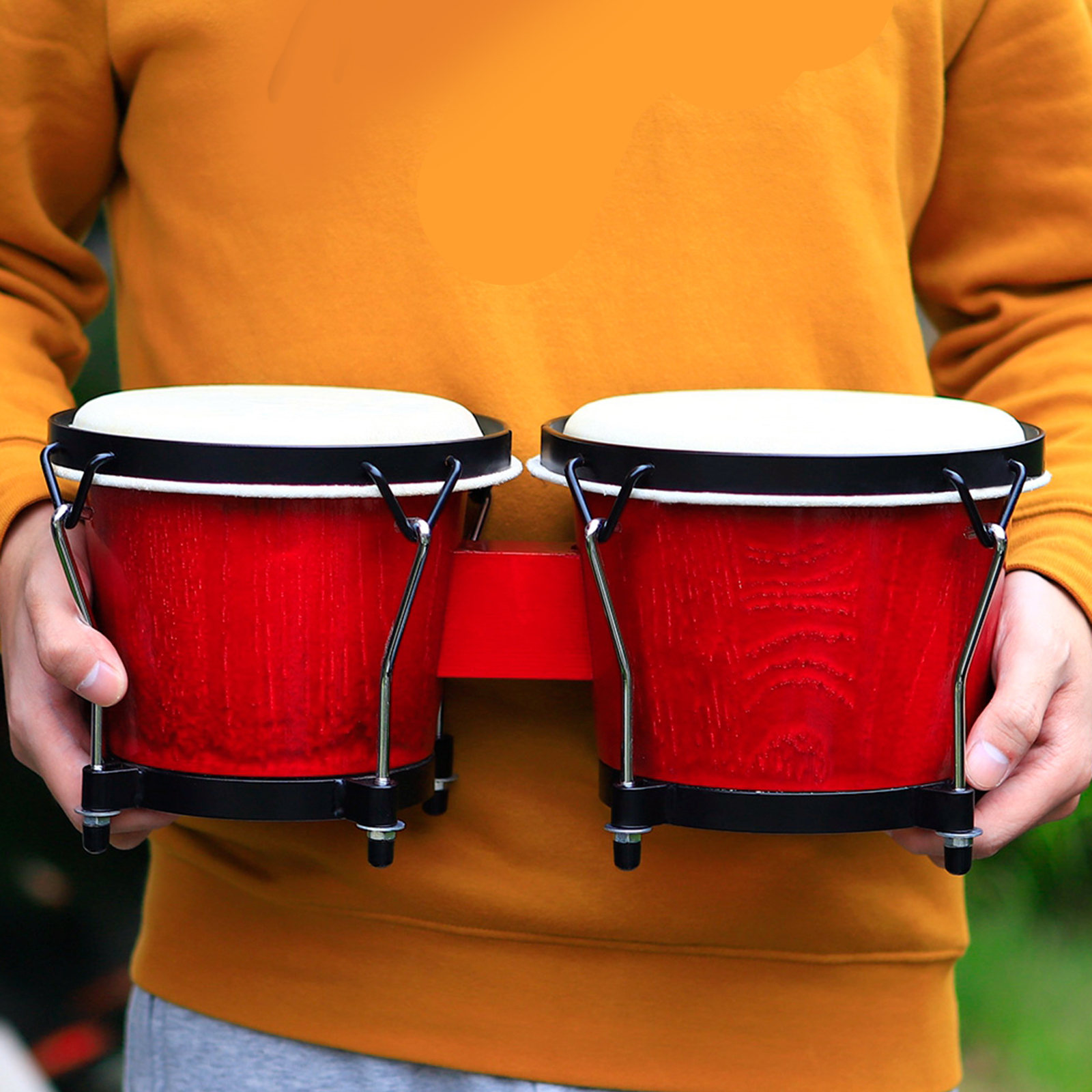 Finest African Bongo Drum Clear Sound School Rhythm Toys Gifts Xmas Present