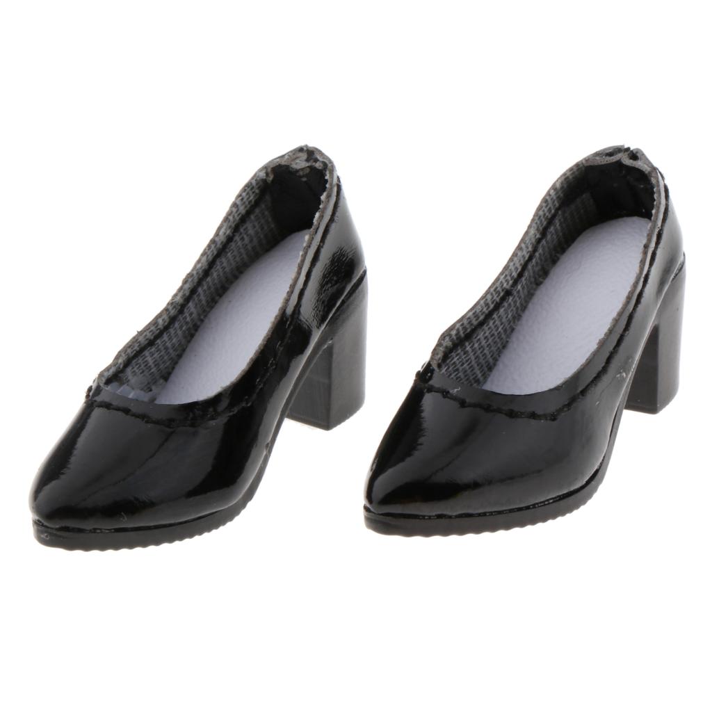 Custom 1/6 High Heel Shoes Accessories ABS Fits for 12inch Female Doll