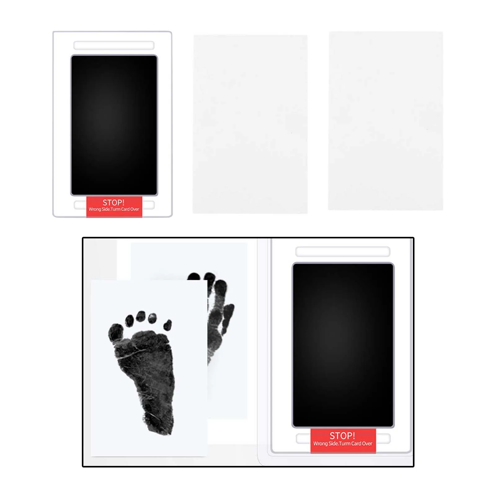 High Quality Newborn Baby Handprint Footprint Inkless Touch Ink Pad DIY Photo Frame Girl/Boy Infant Baby Gift Decoration
