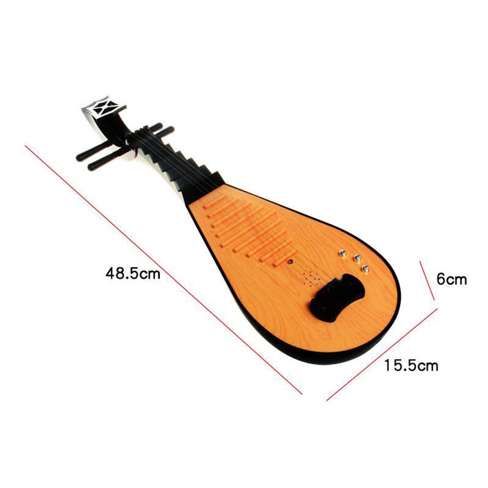 Classic Electric Pipa Electric Chinese Lute Kids Educational Toy Electric Instrument Musical Toddler Stringed Musical Instrument