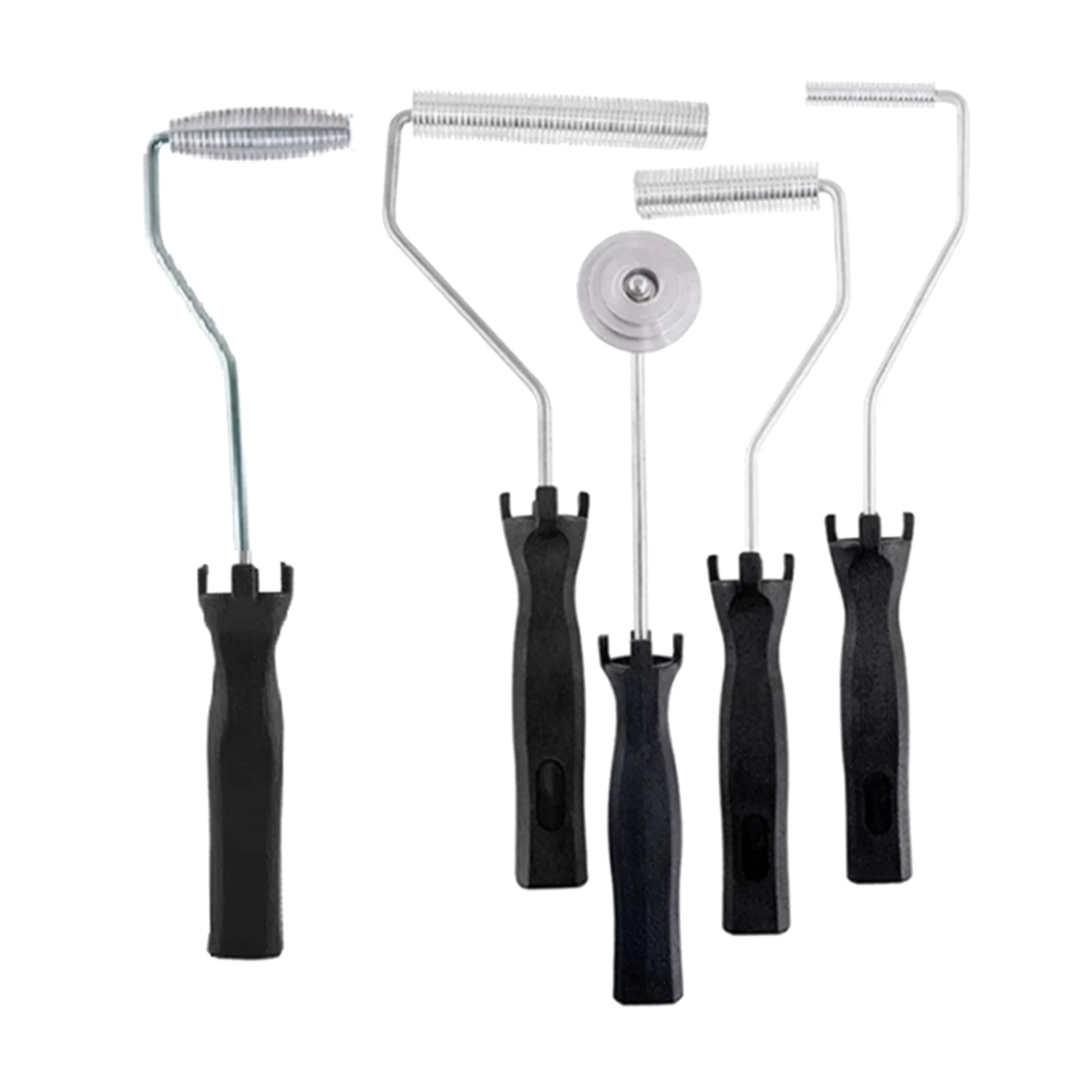 5pcs Fiberglass Roller Kit Bubble Paddle Tool Laminating Roller Kit for FRP Mould