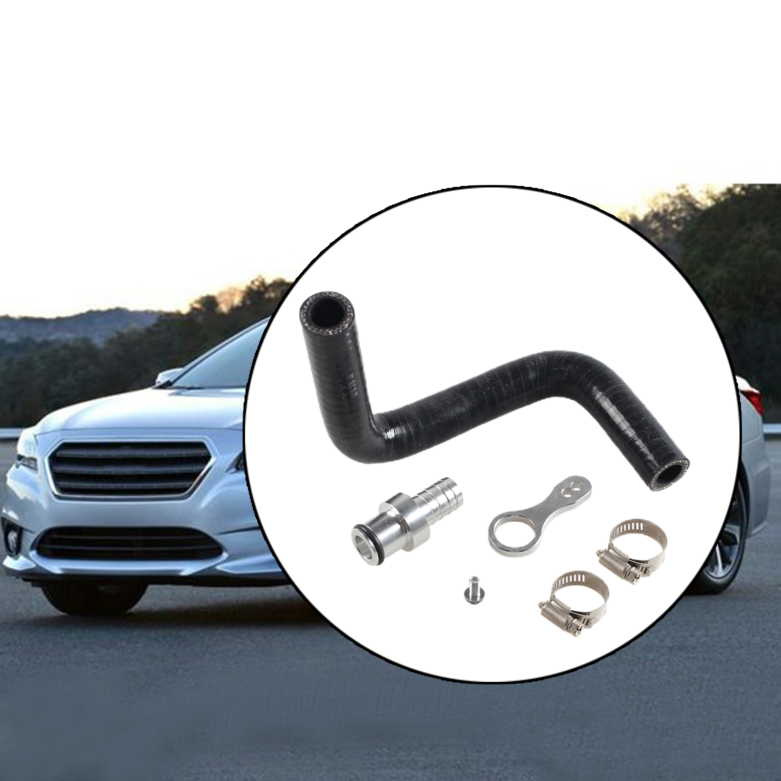 6Pieces Coolant Radiator Hose Barb Adapter Kit Coolant Barb Fittings Kit Fit for RAM 2500/3500 09-2019 for Egr Cooler Hose