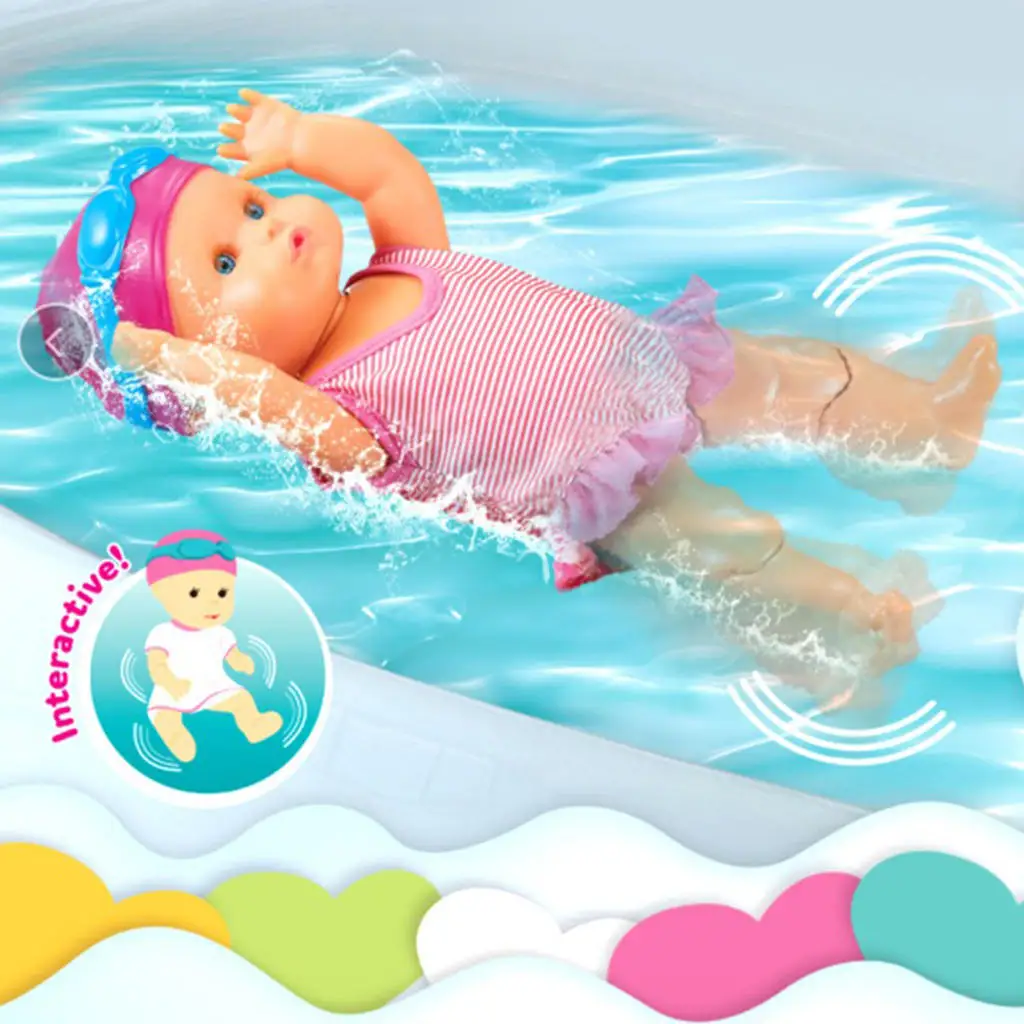 Bathtub Swimming Pool Swimming Doll Baby Dolls Early Learning Play