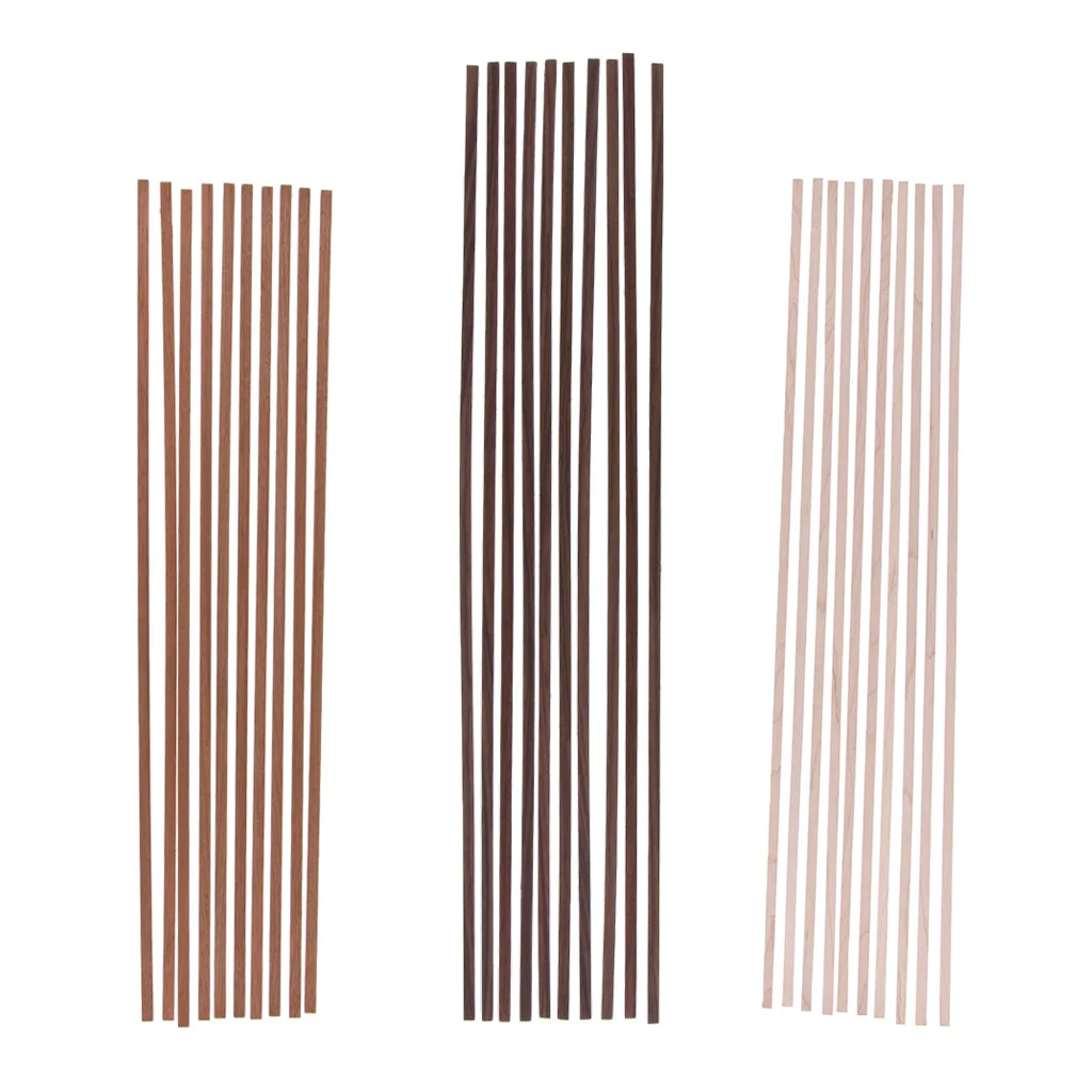 10pcs Wood Purfling Binding Inlay Strip for Guitar Parts Accessories