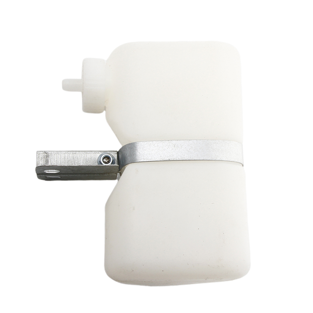 dolity White Plastic Engine Radiator Coolant Bottle Overflow Reservoir Tank  for 250cc 350cc Quad Dirt Bike ATV