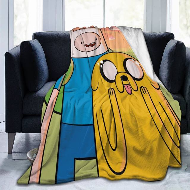 Adventure Time Blanket | Finn Jake Blanket | Throw Blanket