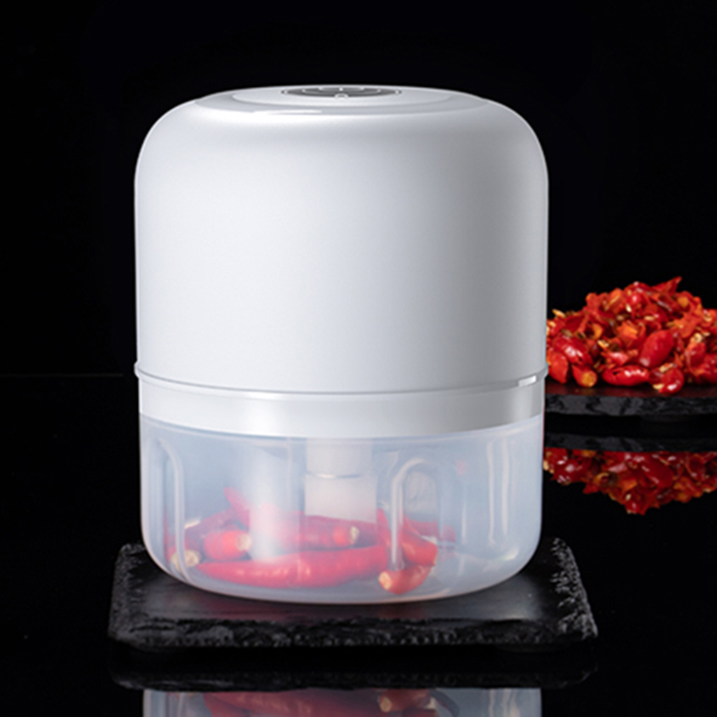 Wireless Small Electric Garlic Chopper Cutter Food Processor Fruits Baby Food Pepper Ginger Meat Chili Crusher Cutting Shredder