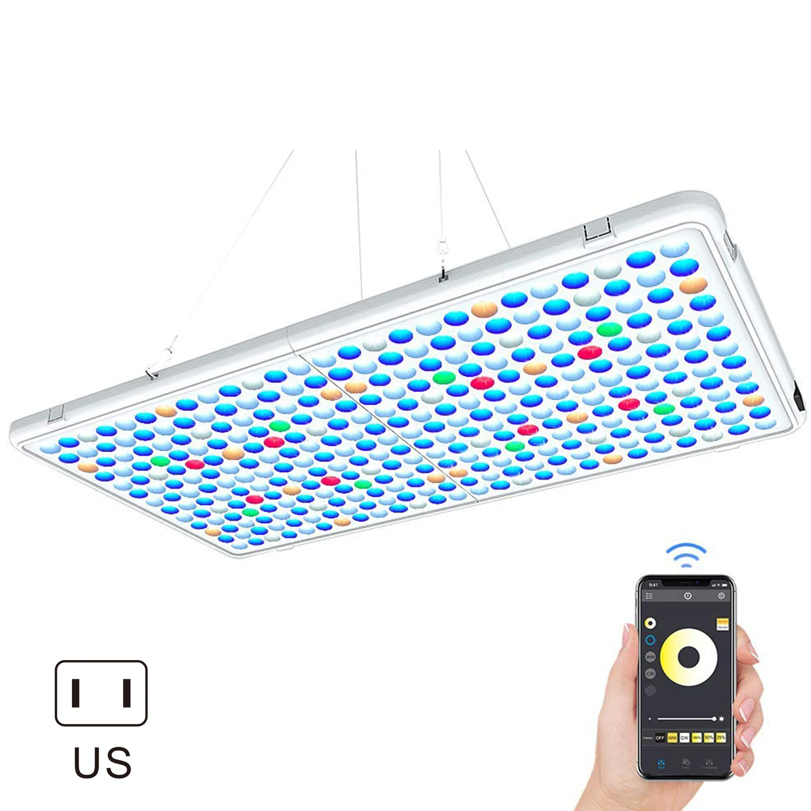 Led aquário luz espectro completo lâmpada de