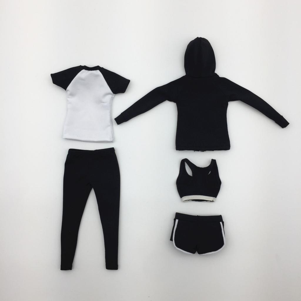 1/6 Female Sports Suit Set Clothes For 12'' Phicen/Kumik/CY Girls Figure Toy