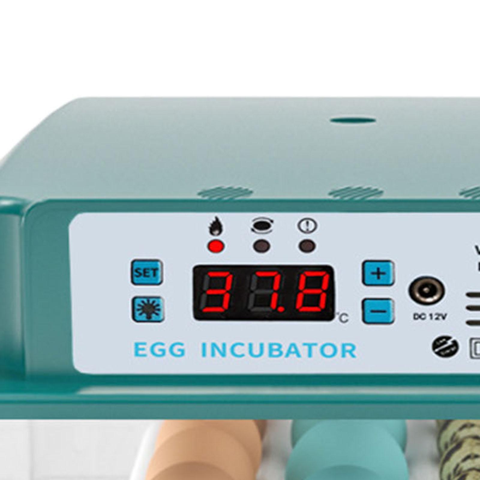 Household Egg Incubator Fully Automatic Hatch Temperature Control Chicken Duck Eggs Poultry Hatcher Machine EU Plug