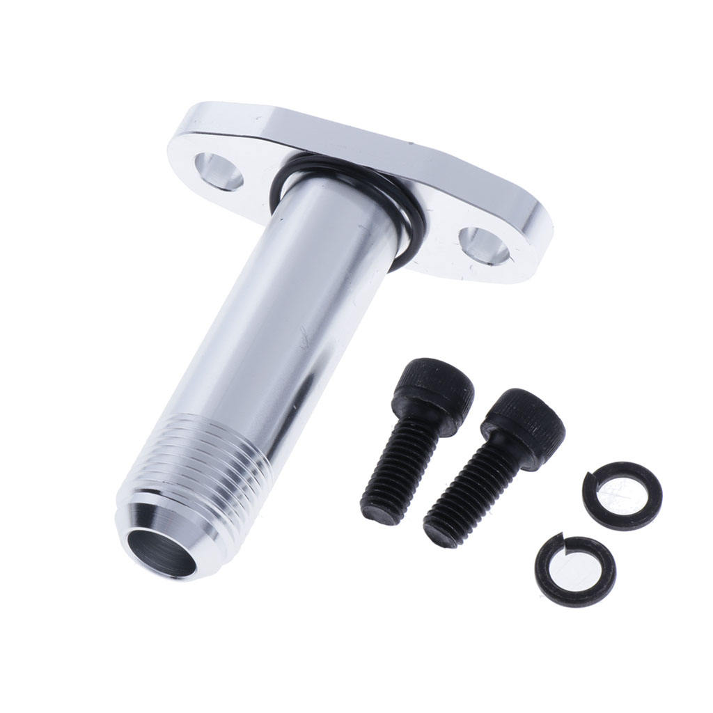 Extended 10AN Turbo Oil Drain Flange Fitting For Precision and  T3/T4 Turbochargers