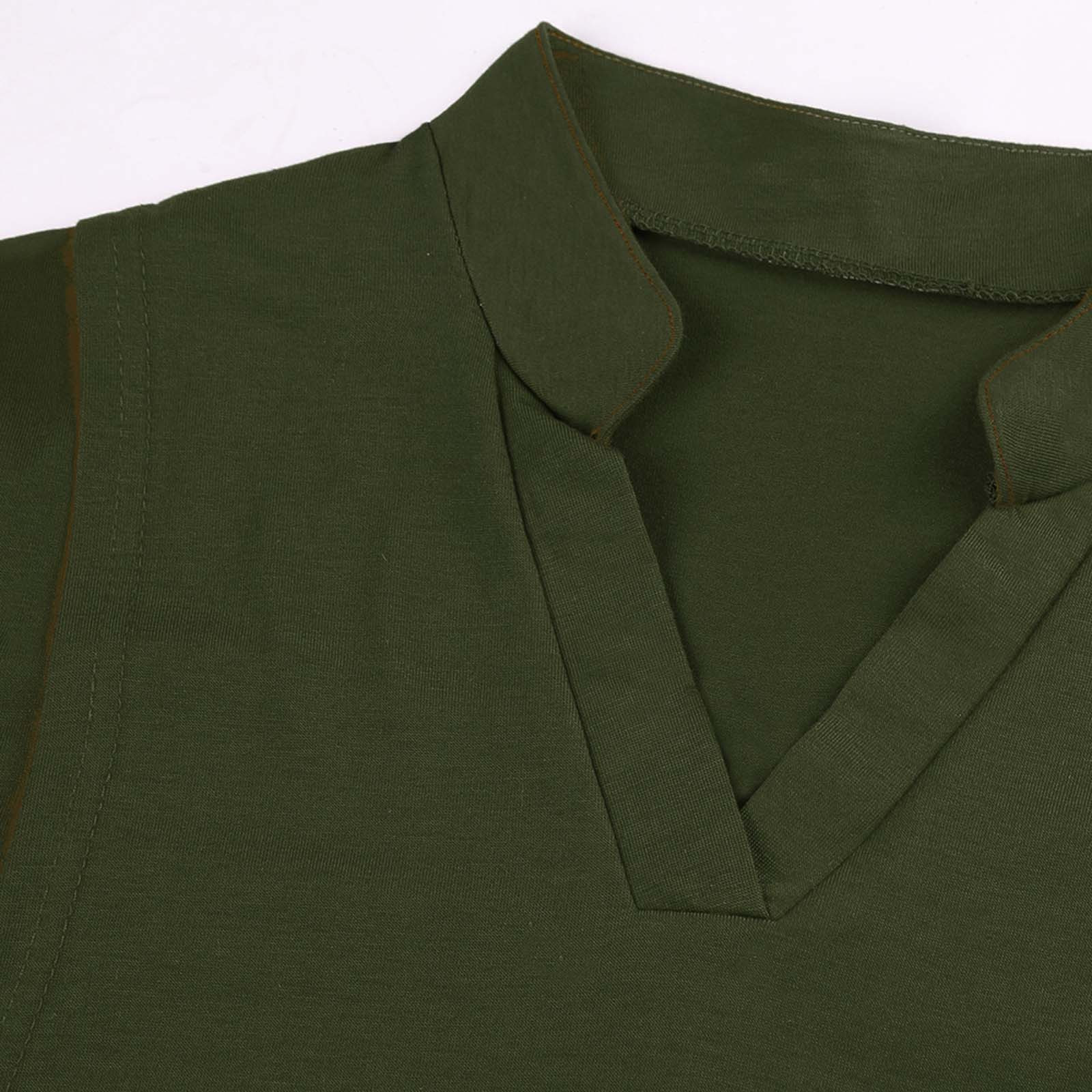 Camisa de Maternidade Roupa de Cor Sólida com Mangas Camiseta para Mulher Nova Compridas Grávida Roupa Amamentadora 37 Nova camisa de maternidade, roupa de cor