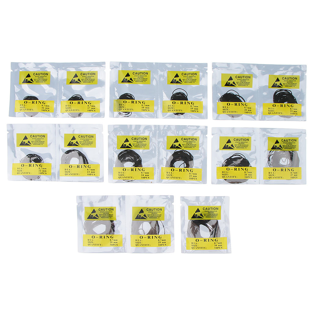Bulk 750PACK O  Back Gasket Black Silicone Seal Washers Replacement DIY