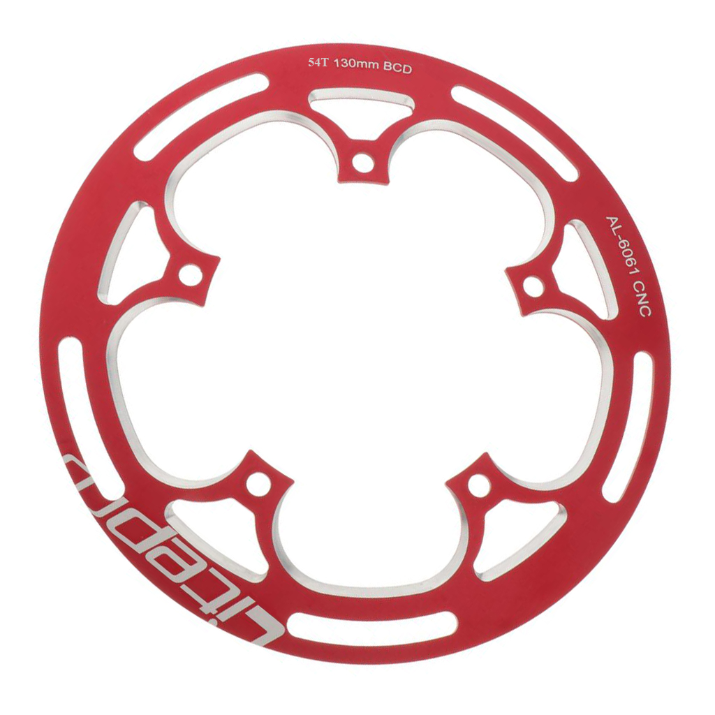 54T Bike Chainring Guard Protector Chain Cover BCD130mm CNC for Bicycle Carnkset