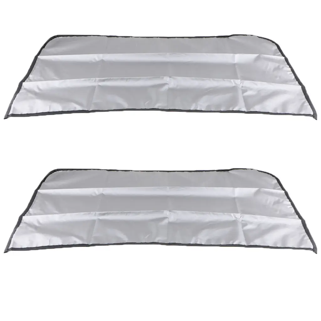 1 Pair Magnetic Sunshade Shield Curtains Double Sides For Car Side Windows