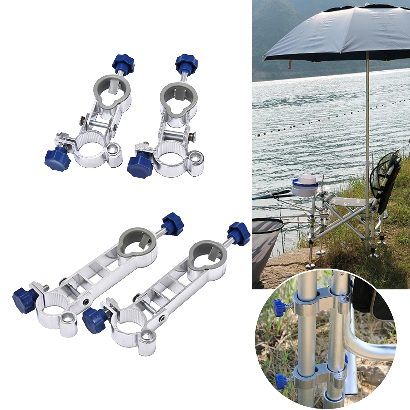 Universal Umbrella Stand Holder for Fishing Chair Adjustable Mount Umbrella Bracket Rotating Fishing Accessories