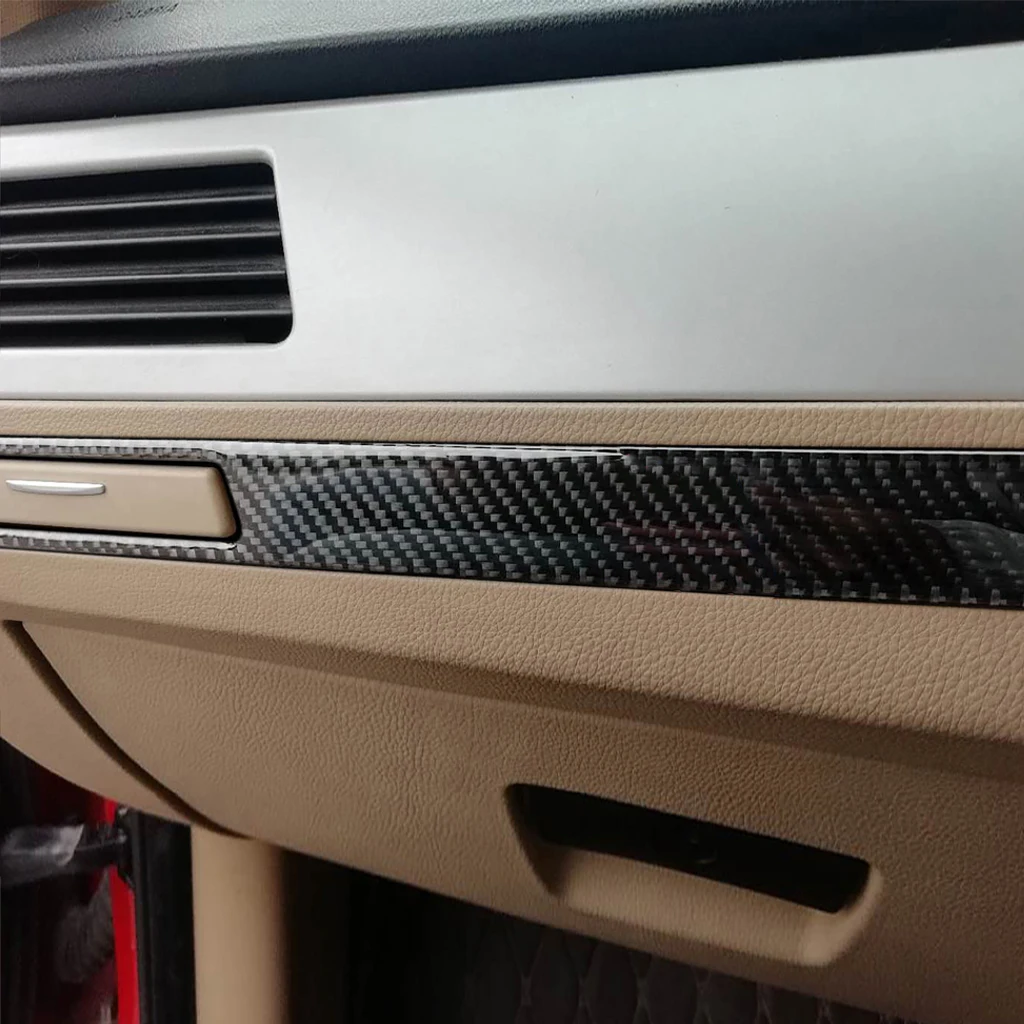 Copilot Water Cup Holder Panel Trim Car Interior Sticker For BMW E90 E92 E93