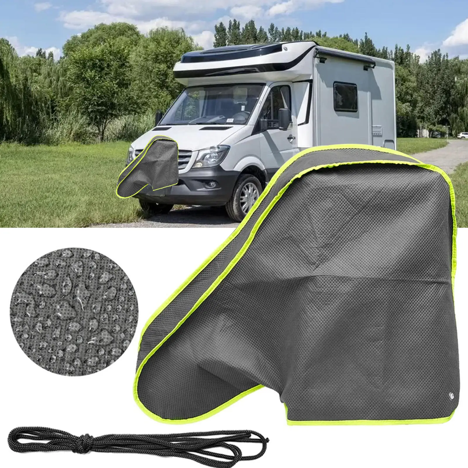 Towing Waterproof Accs 4 Layer Protective Caravan Hitch Cover Fit for Trailer Camper