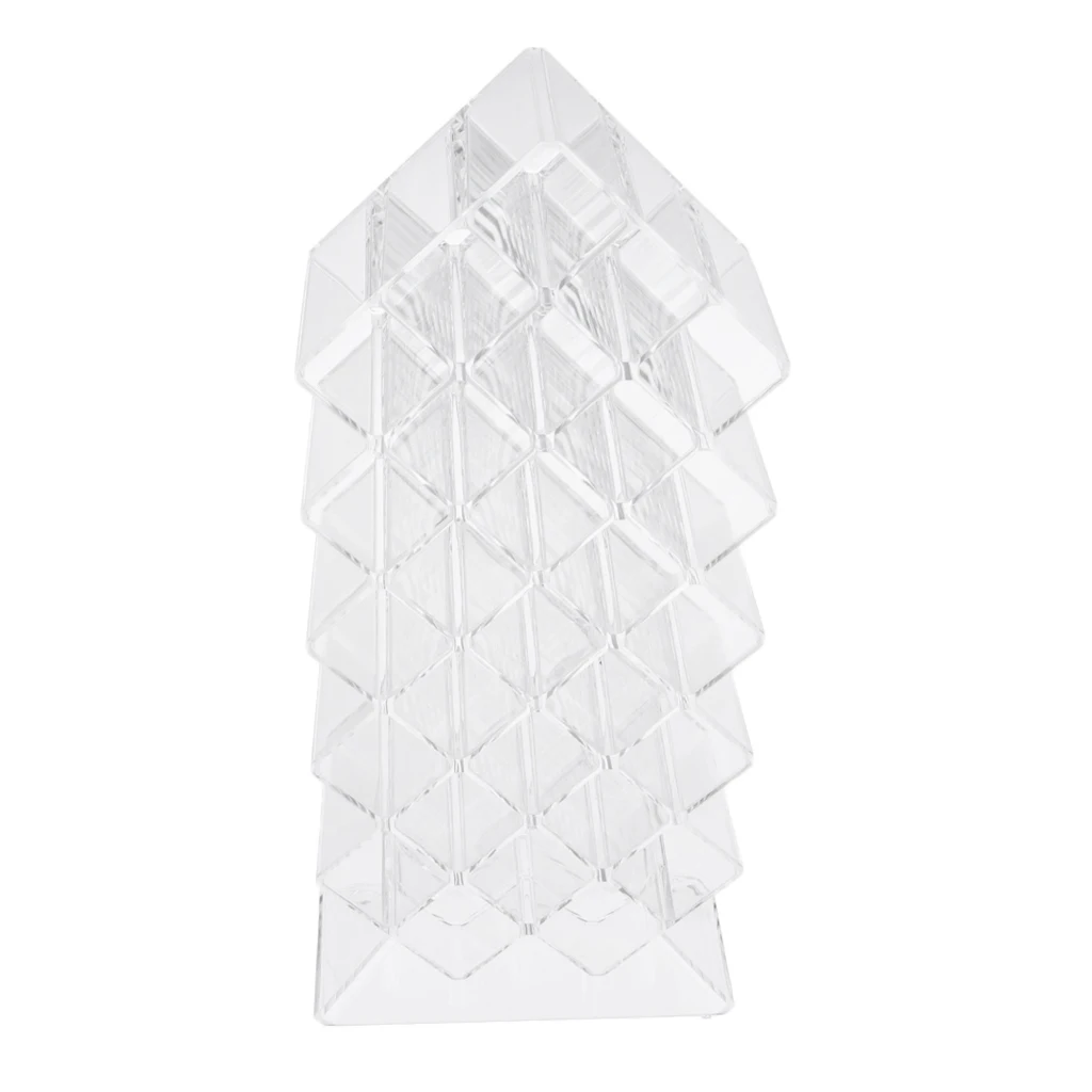28-cells Acrylic Lipstick Holder Makeup Organizer Cosmetic Stand